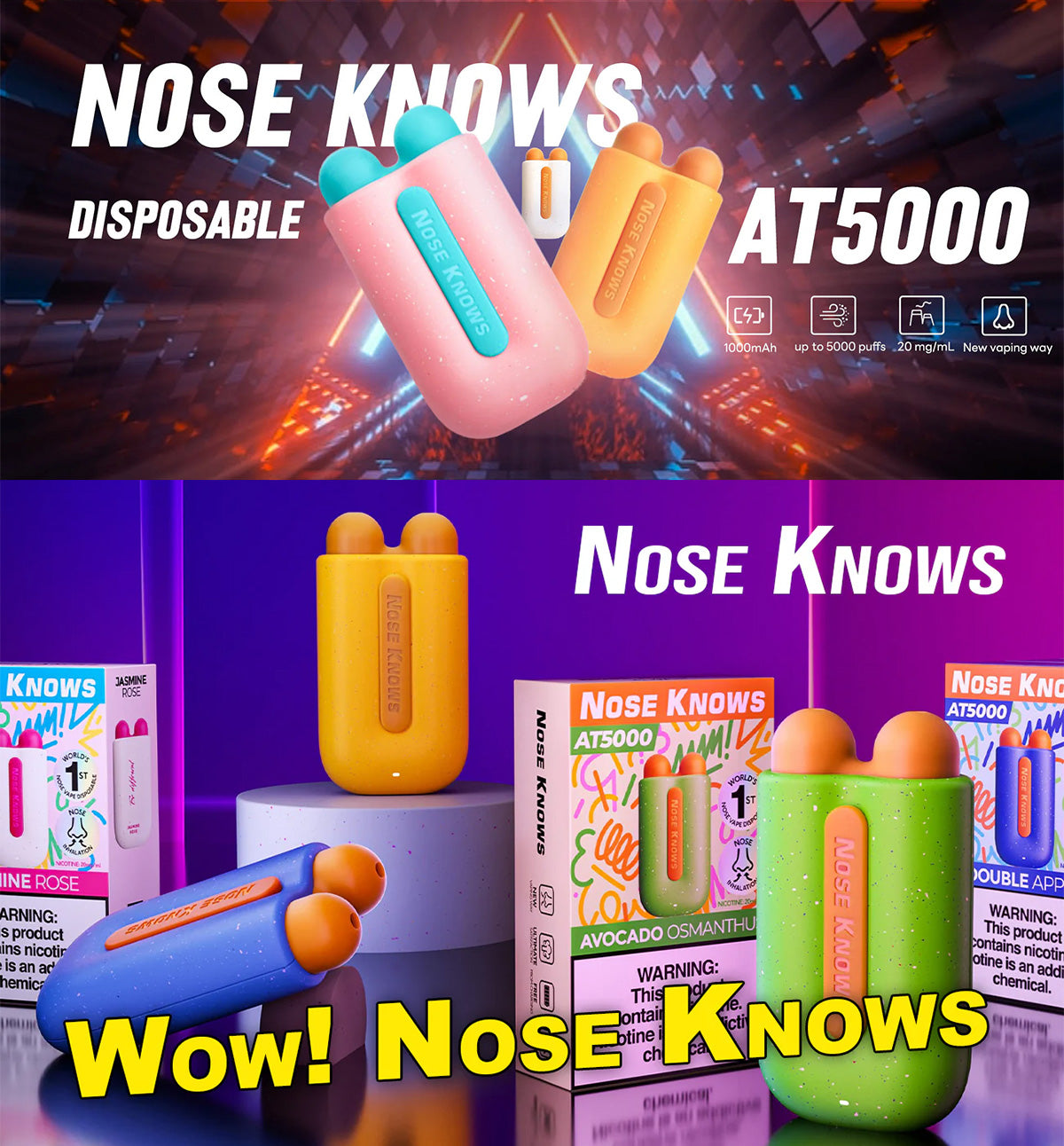 nose knows at5000 disposable vape