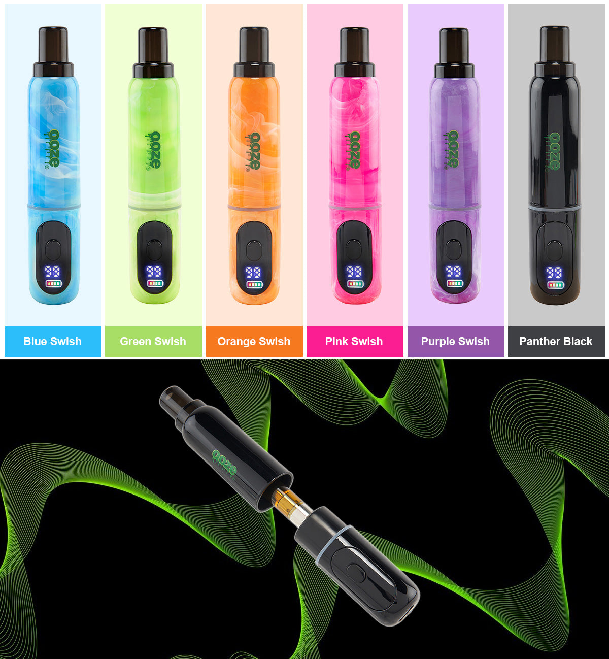 ooze hilo flex 510 thread battery for sale