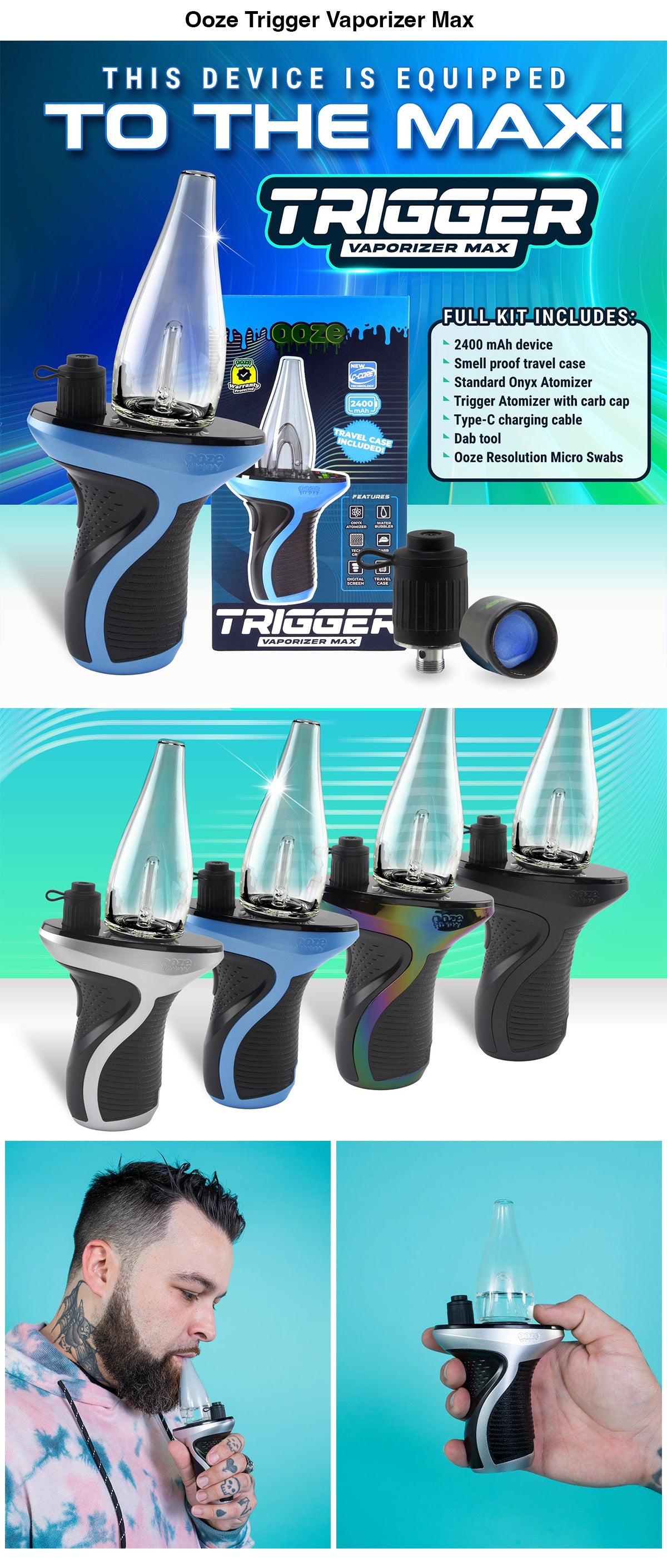 ooze trigger vaporizer max