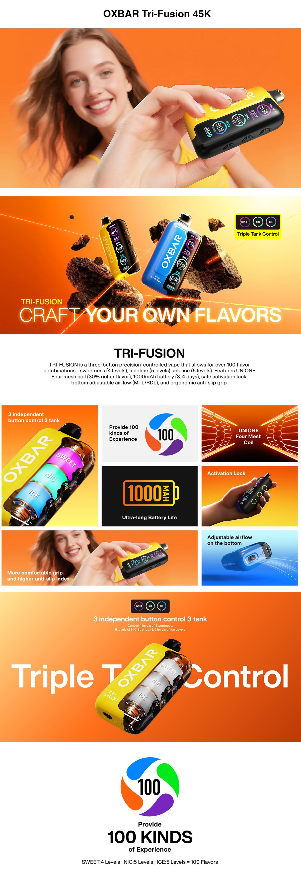 oxbar tri-fusion 45k