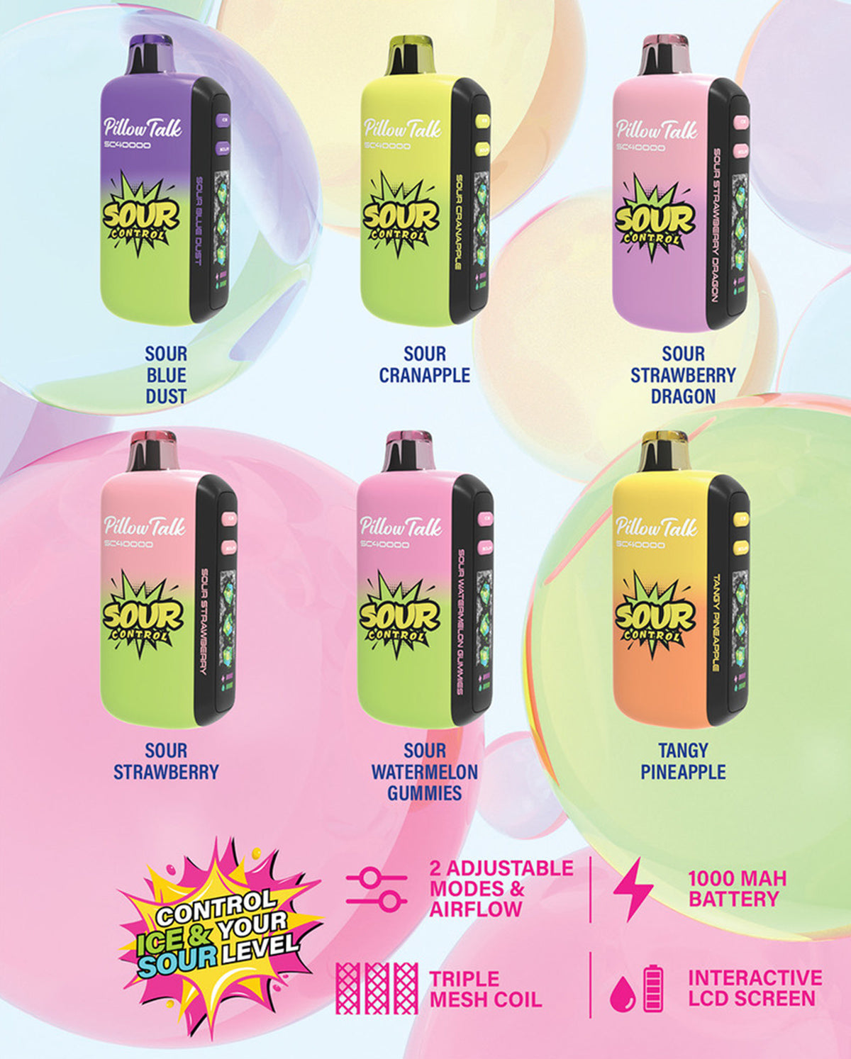 pillow talk sour control sc40000 disposable vape