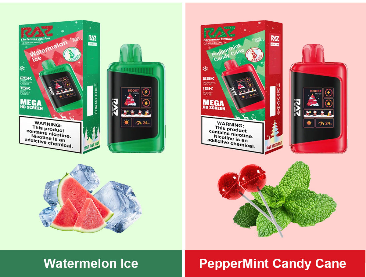 raz ltx 25k christmas edition disposable vape