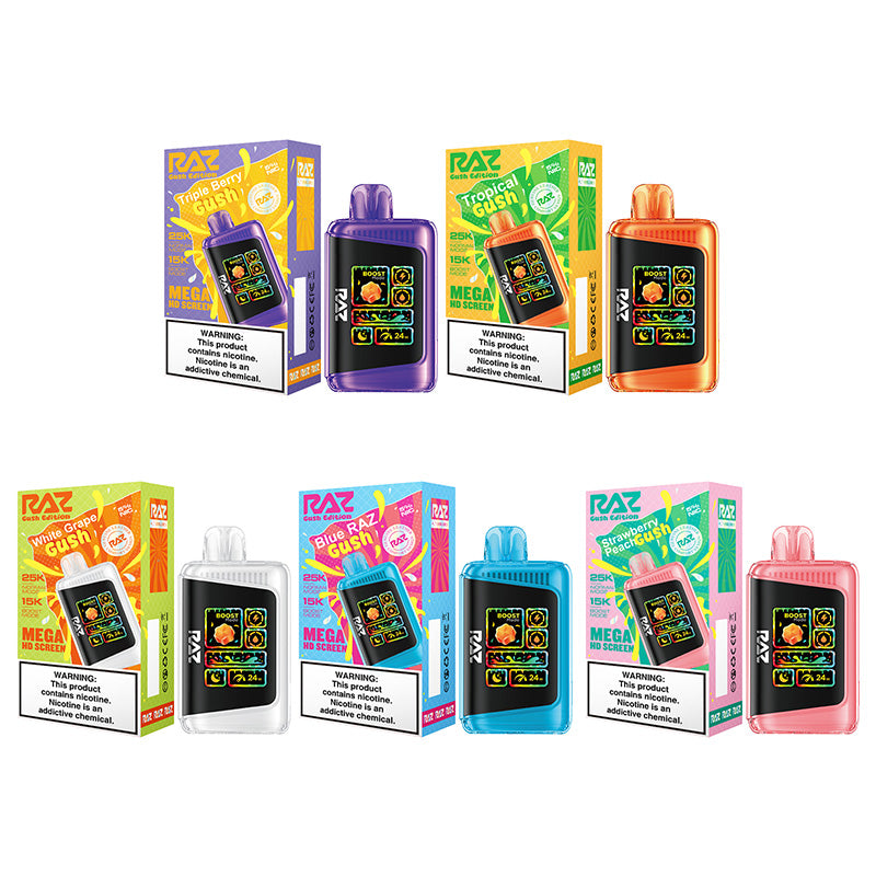 elf bar vape uk RAZ LTX 25K Gush Edition Disposable Vape 16ml 5% main image 0