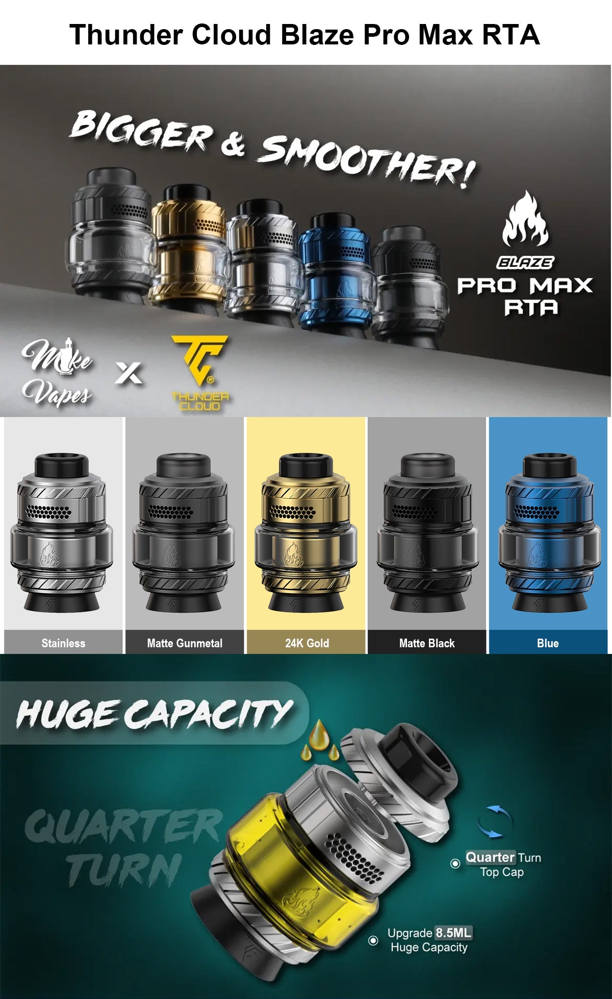 thunder cloud blaze pro max rta