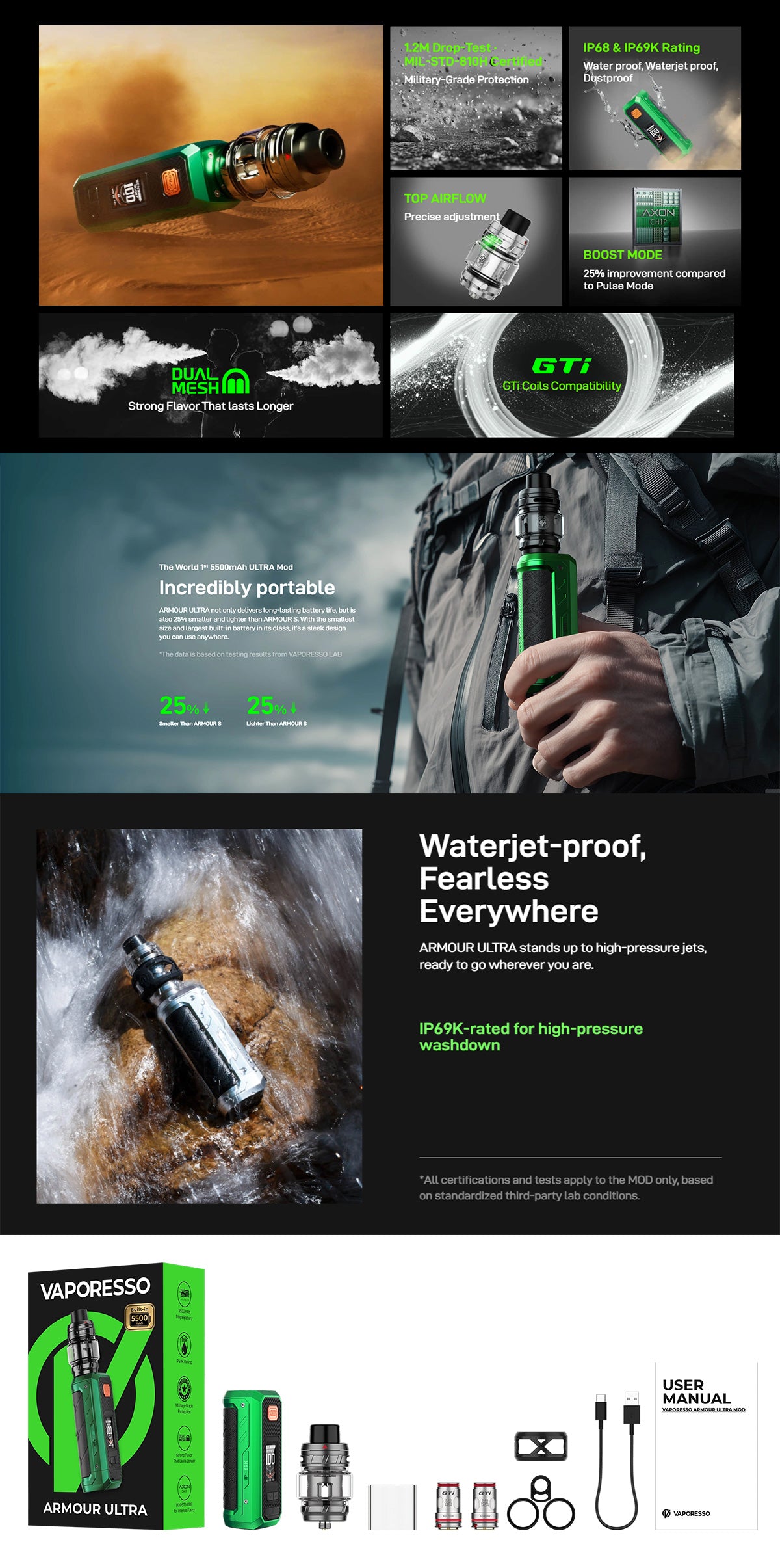 vaporesso armour ultra with itank t