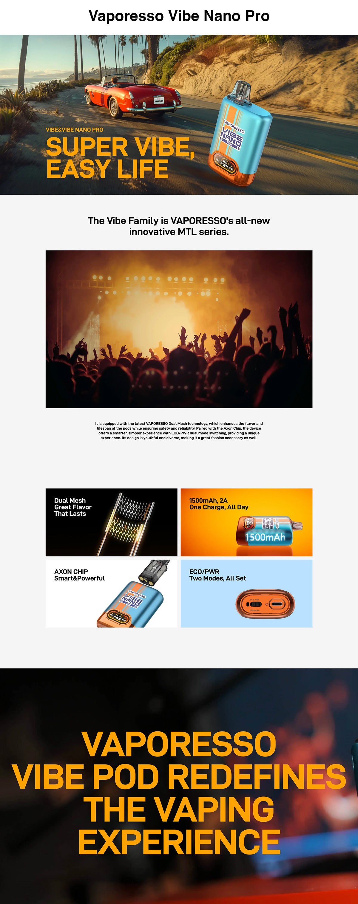 vaporesso vibe nano pro