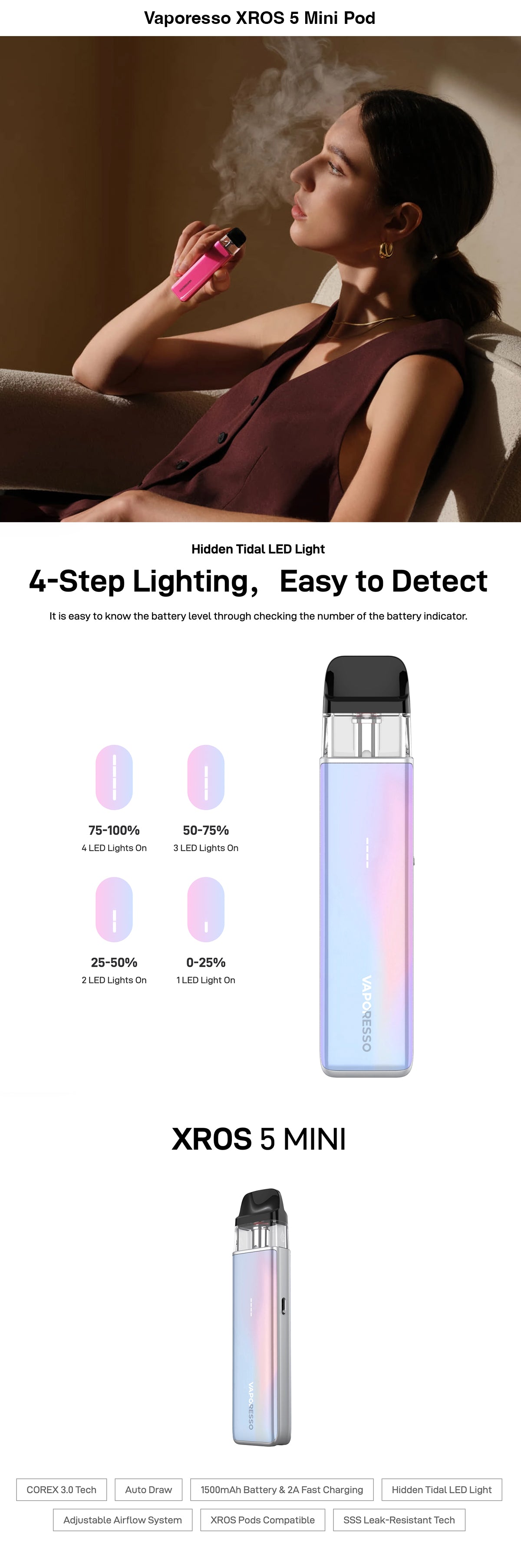 vaporesso xros 5 mini