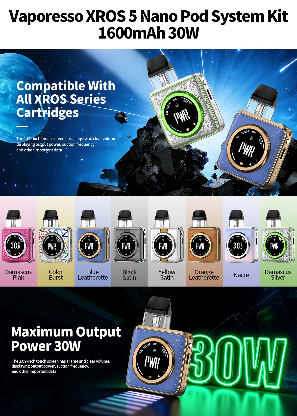 vaporesso xros 5 nano