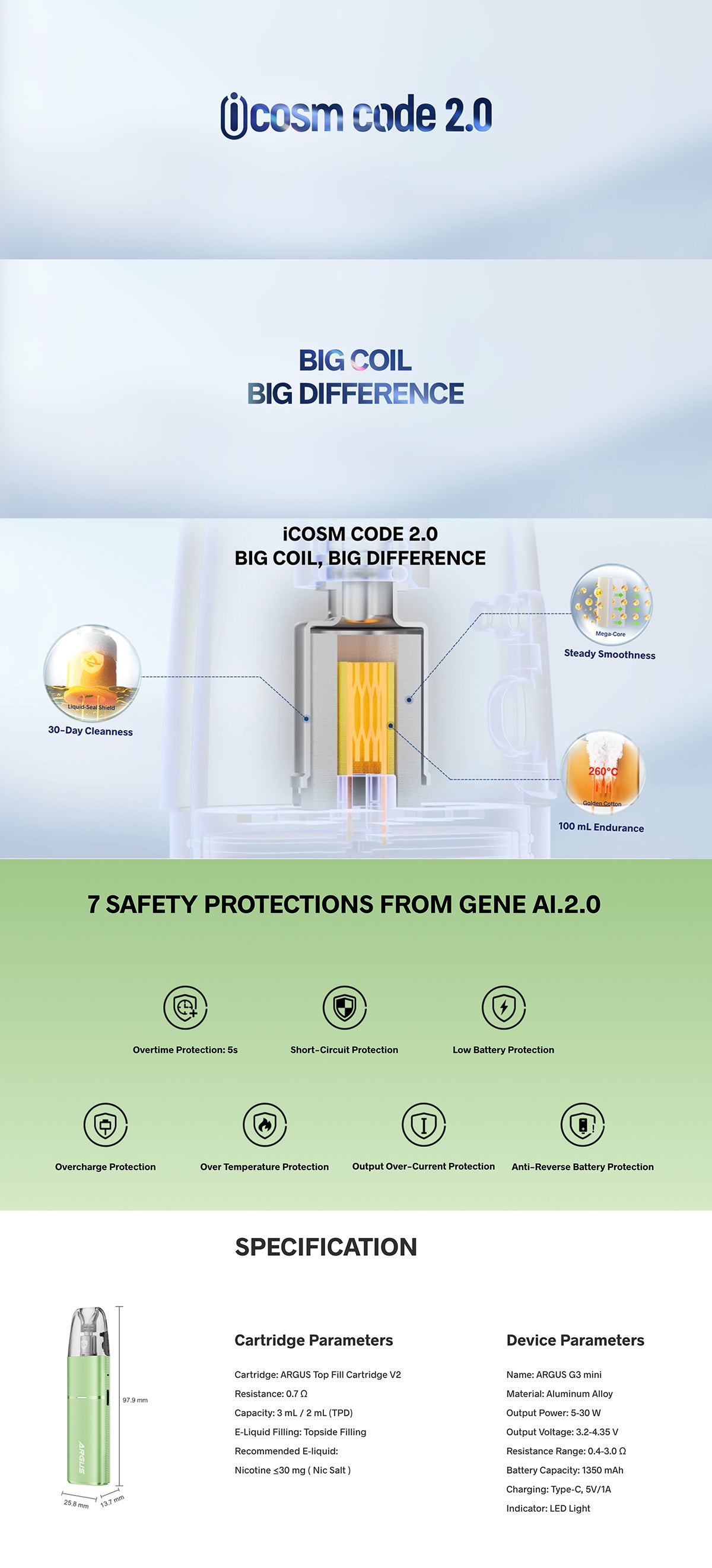 voopoo argus g3 mini kit