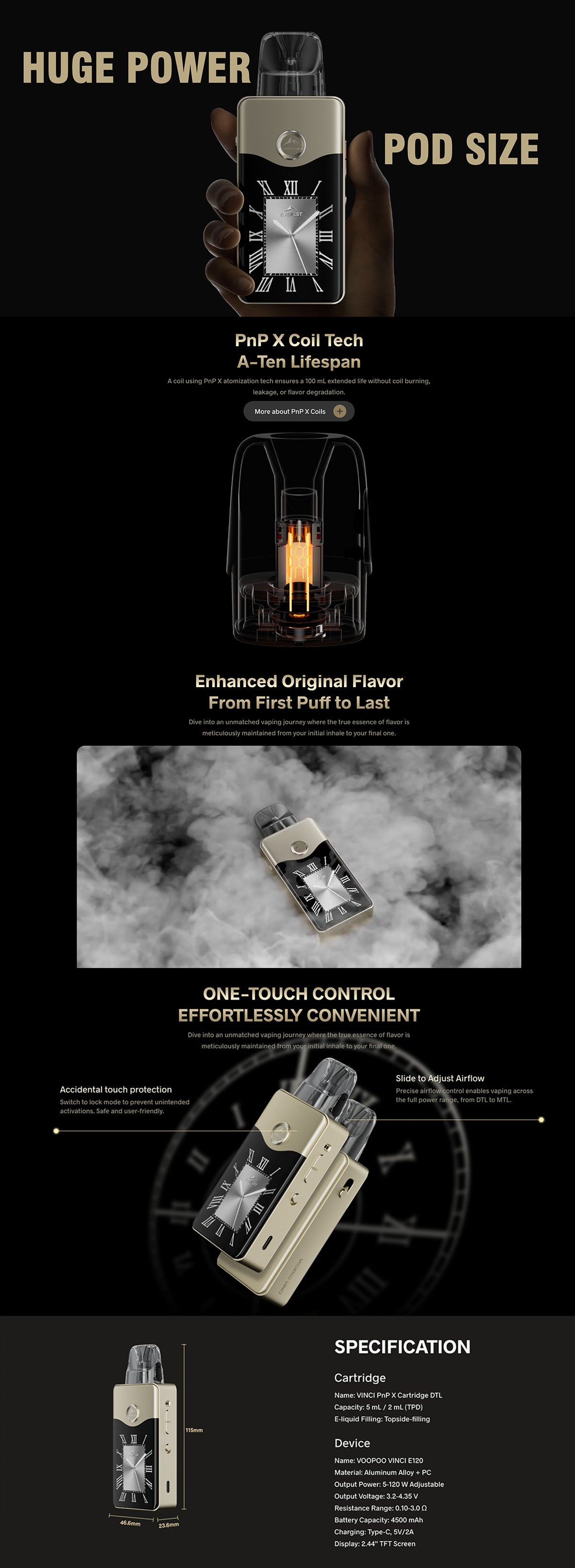 voopoo vinci e120 kit