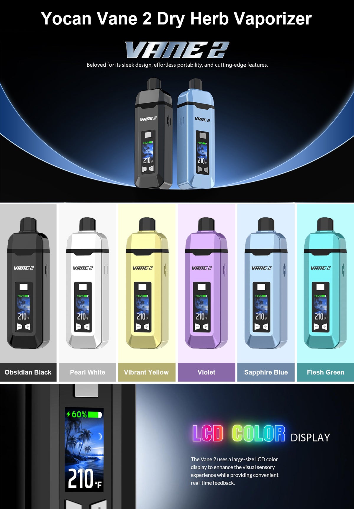 yocan vane 2 dry herb vaporizer