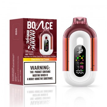 Bounce Turbo 50K Disposable Vape 25W 5%-Chocolate Ice Cream