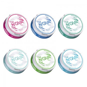 Nova Nicotine Pouches By OXBAR (20 Pouches/Can)