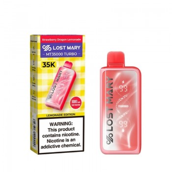 Lost Mary MT35000 Turbo Lemonade Edition 35000 Puffs Disposable Vape 5%