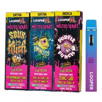 Looper XL Melted Series Live Resin Disposable Vape 3G