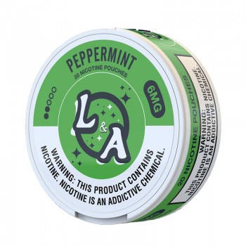 L&A Peppermint Nicotine Pouches (20 Pouches/Can)