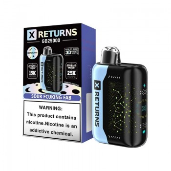 X Returns GB25000 Disposable Vape 5%