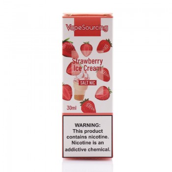 Vapesourcing Salt Series Strawberry Ice Cream 30ml E-juice