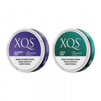 XQS Slim Format Nicotine Salt Nicotine Pouches (20 Pouches/Can)