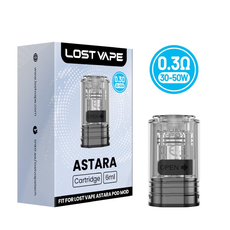 0.3ohm lost vape astara pod cartridge