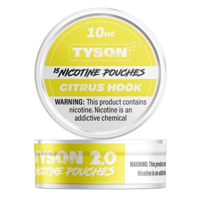 10mg citrus tyson 2.0 nicotine pouches