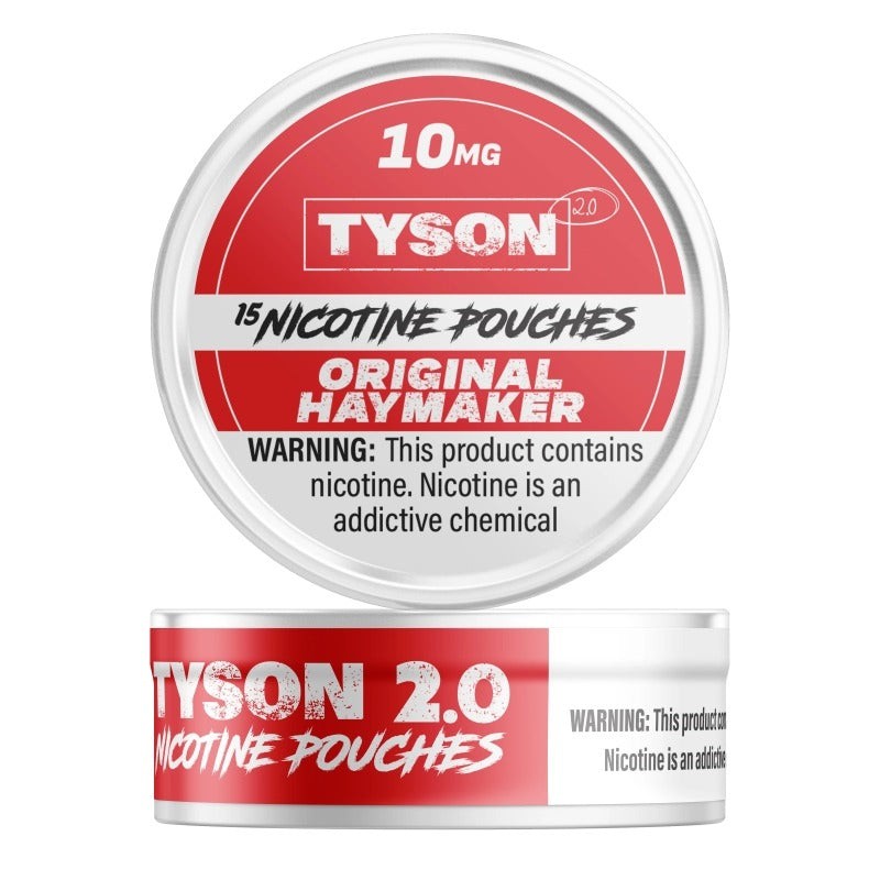 10mg original hay maker tyson 2.0 nicotine pouches