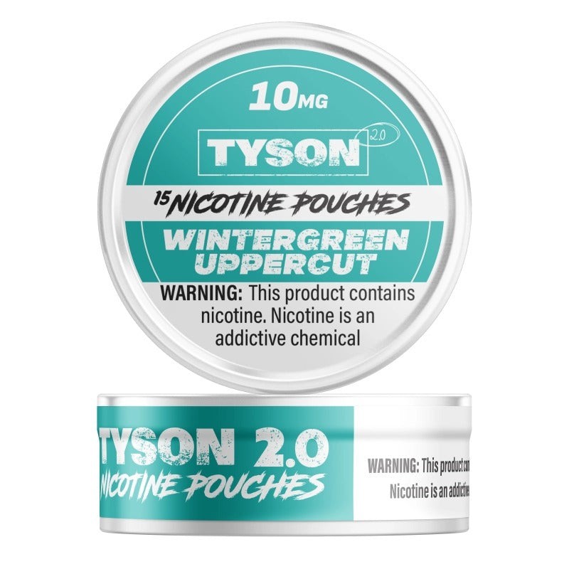 10mg wintergreen uppercut tyson 2.0 nicotine pouches