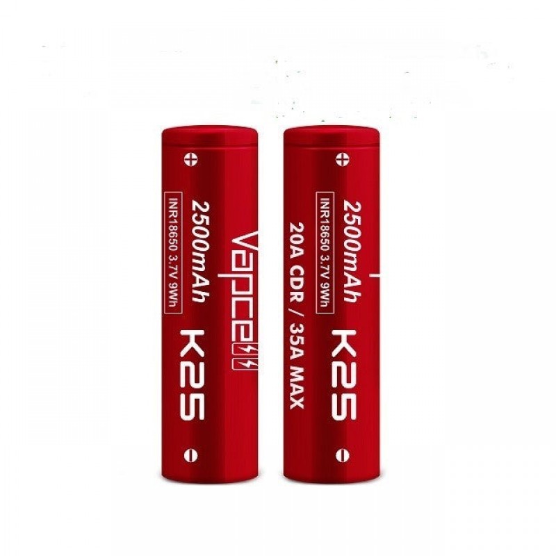 vapcell k25 18650 battery