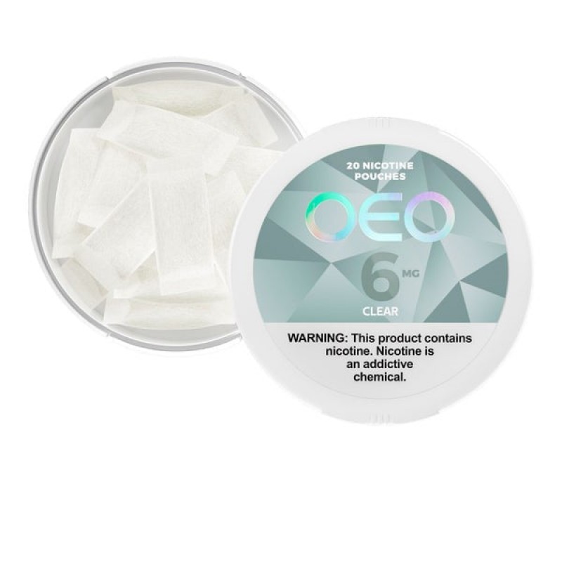 clear oeo nicotine pouches 6mg
