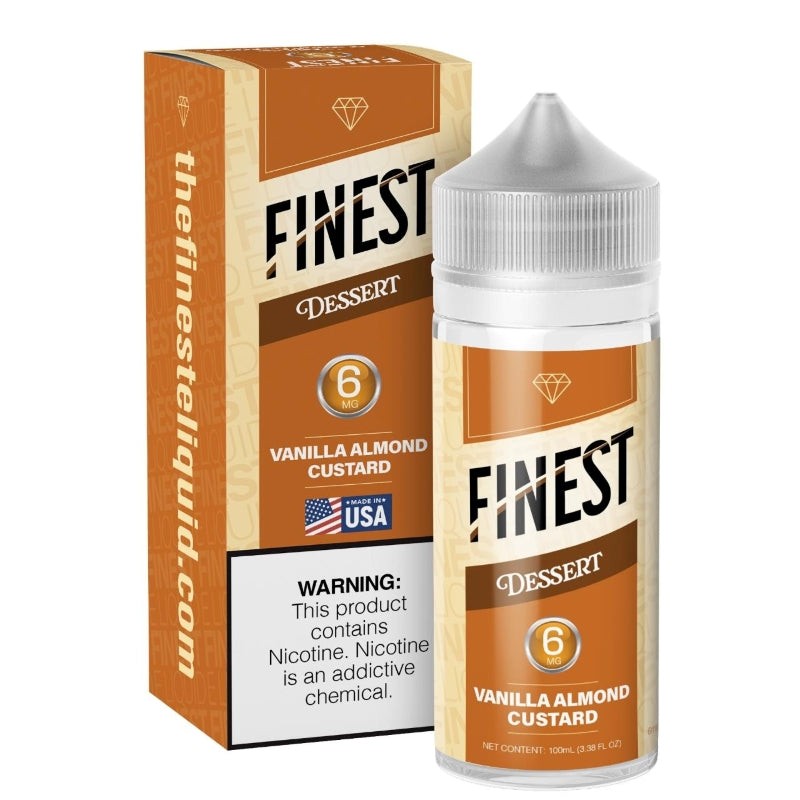 6mg finest dessert edition vanilla almond custard e-juice