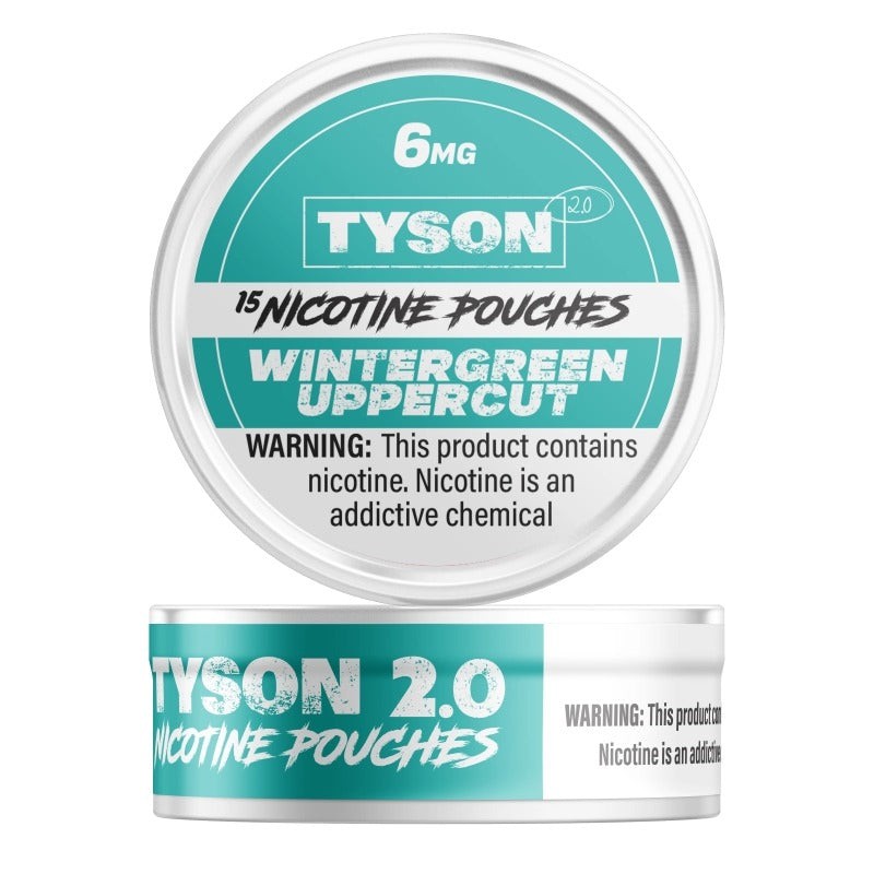 6mg wintergreen uppercut tyson 2.0 nicotine pouches