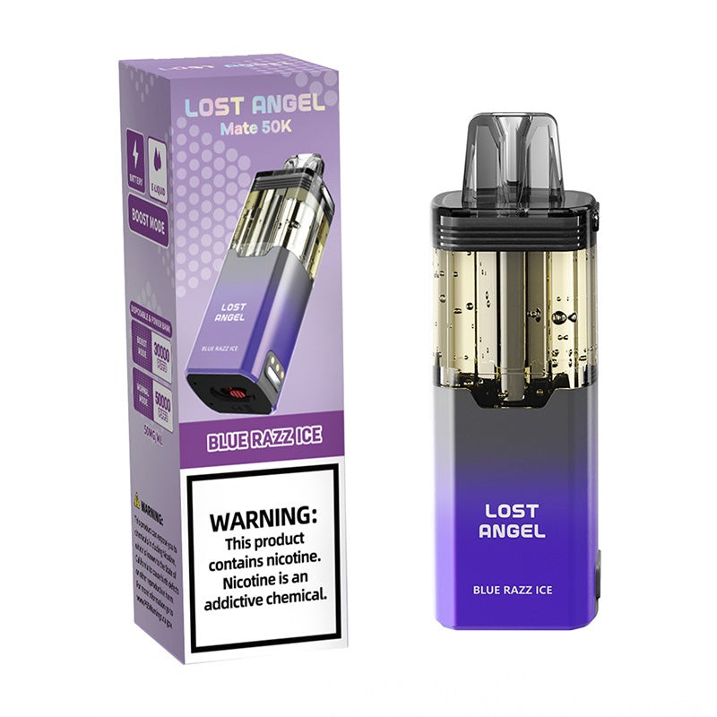 blue raze ice lost angel mate 50k pod