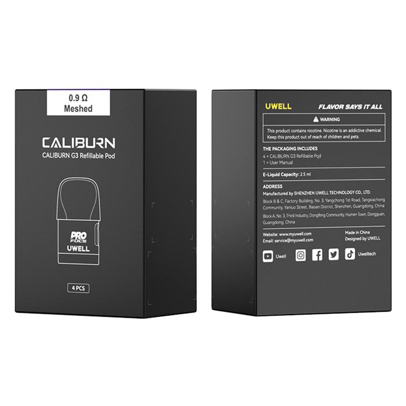caliburn g3 pod cartridge