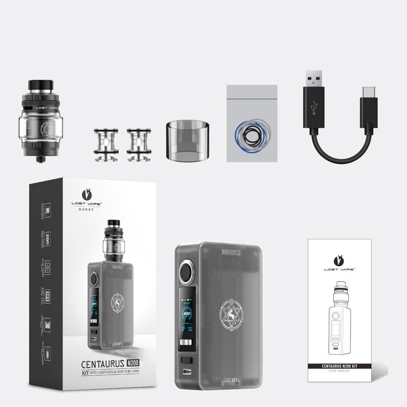 lost vape centaurus n200 package