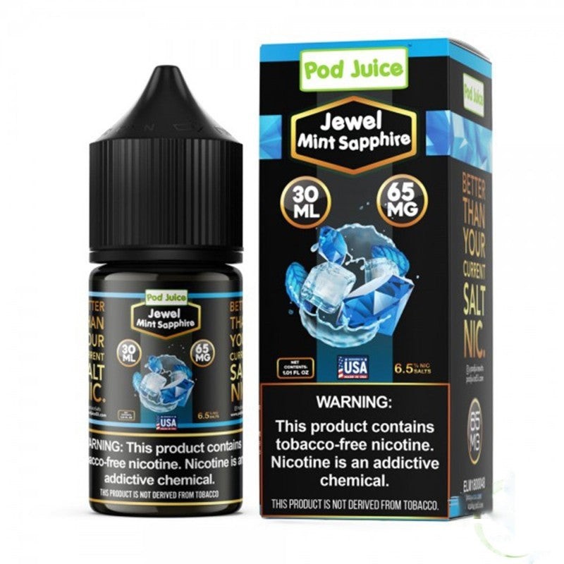 jewel mint sapphire pod juice bold salt series