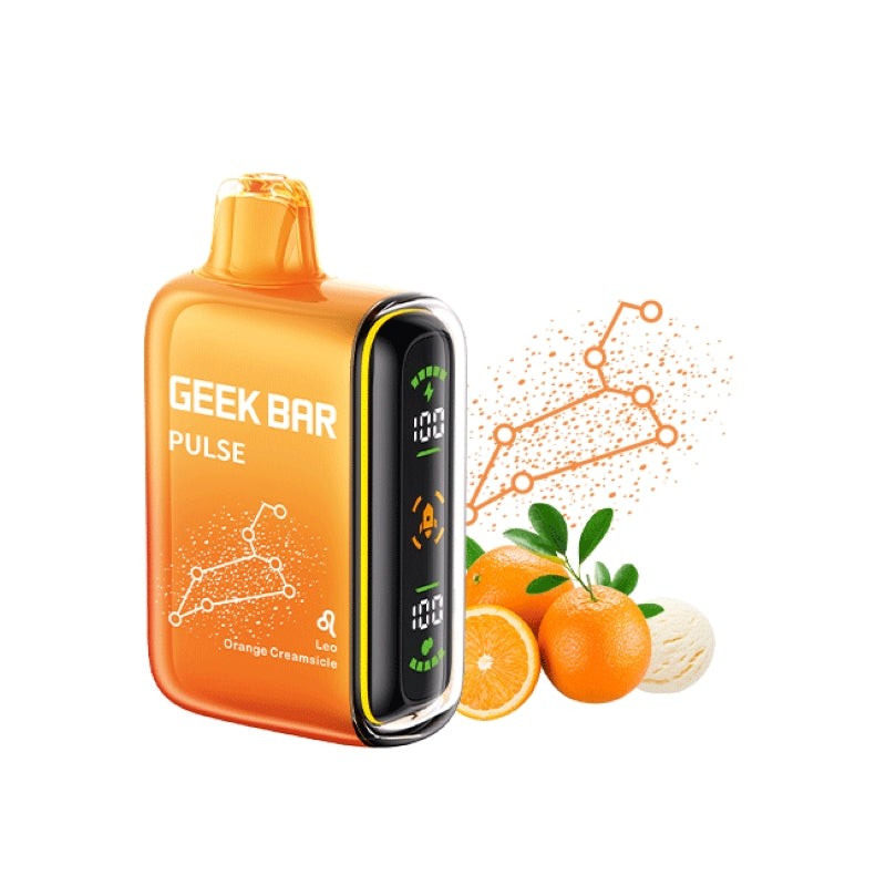 geek bar pulse 15000 leo orange creamsicle