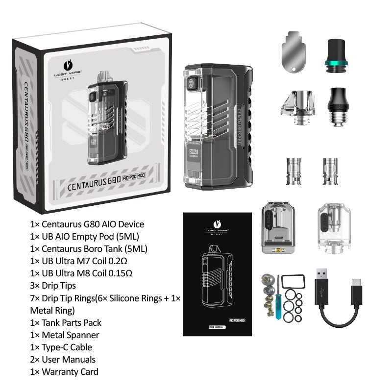 lost vape centaurus g80 aio