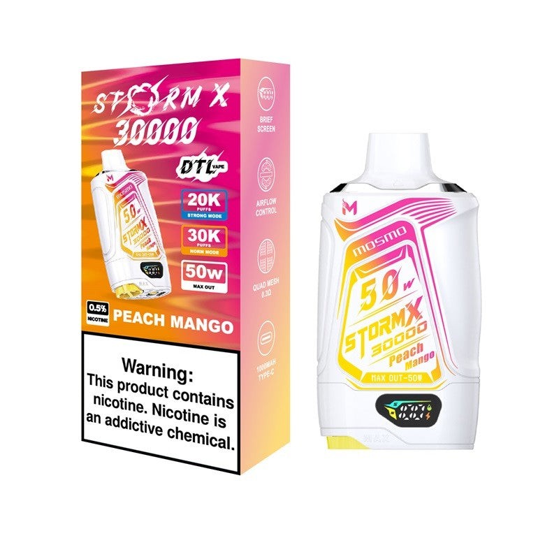peach mango storm x vape