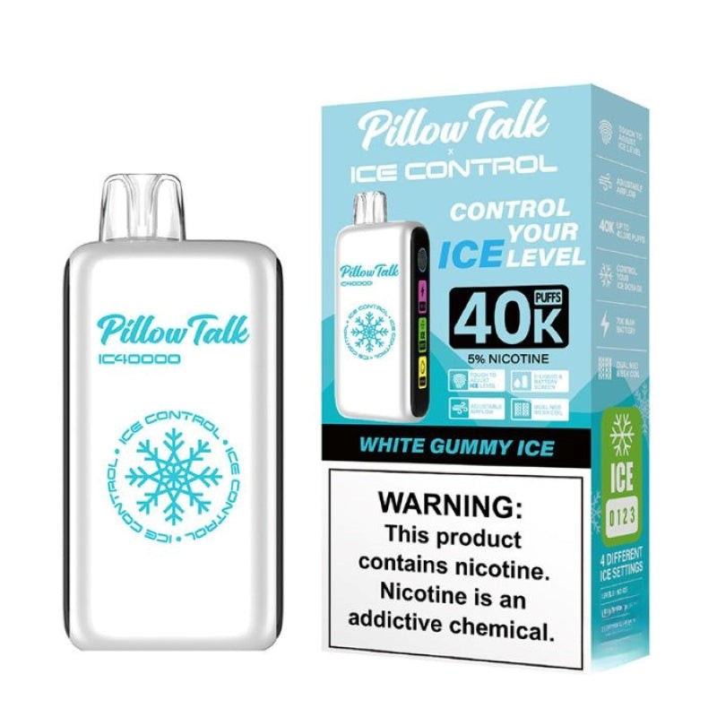 white gummy ice pillow talk ice control ic40000