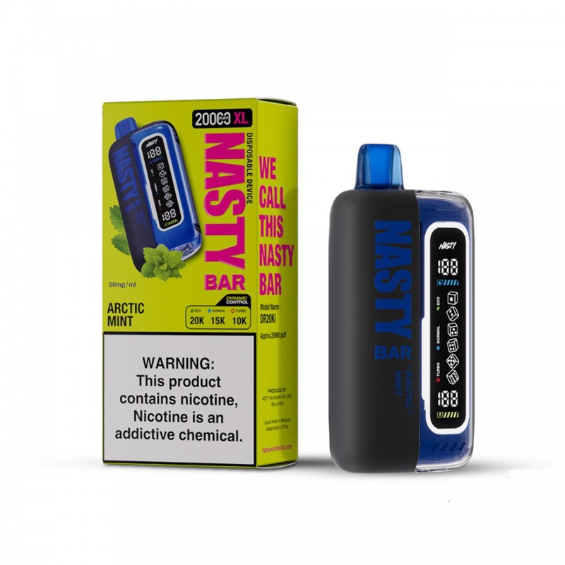 arctic mint nasty bar xl 20000
