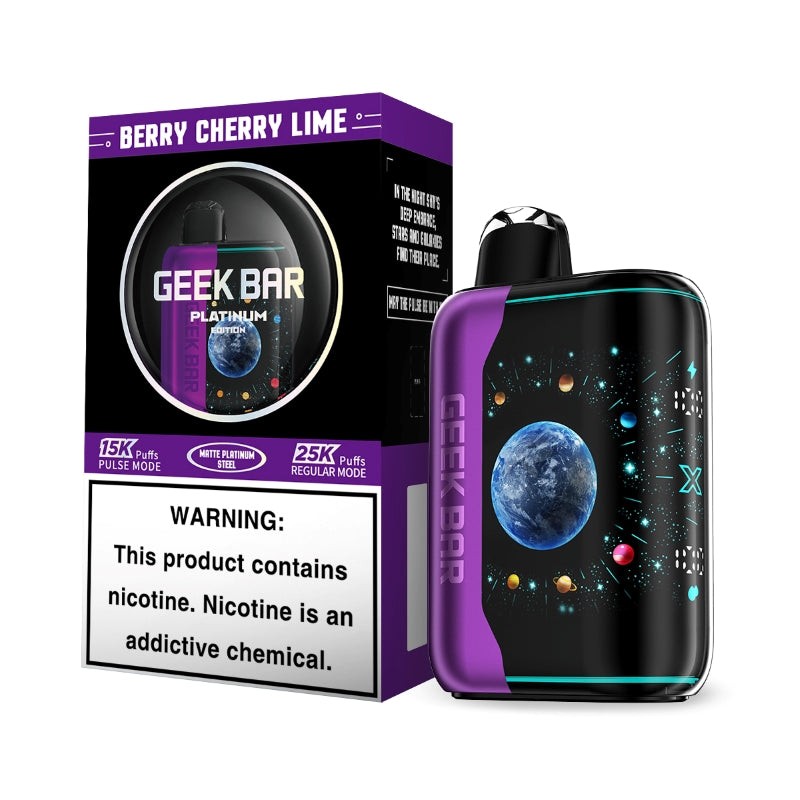 berry cherry lime geek bar pulse x 25k platinum edition