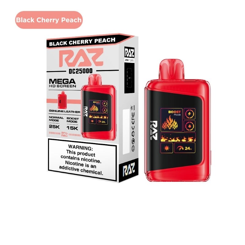 raz dc25000 black cherry peach