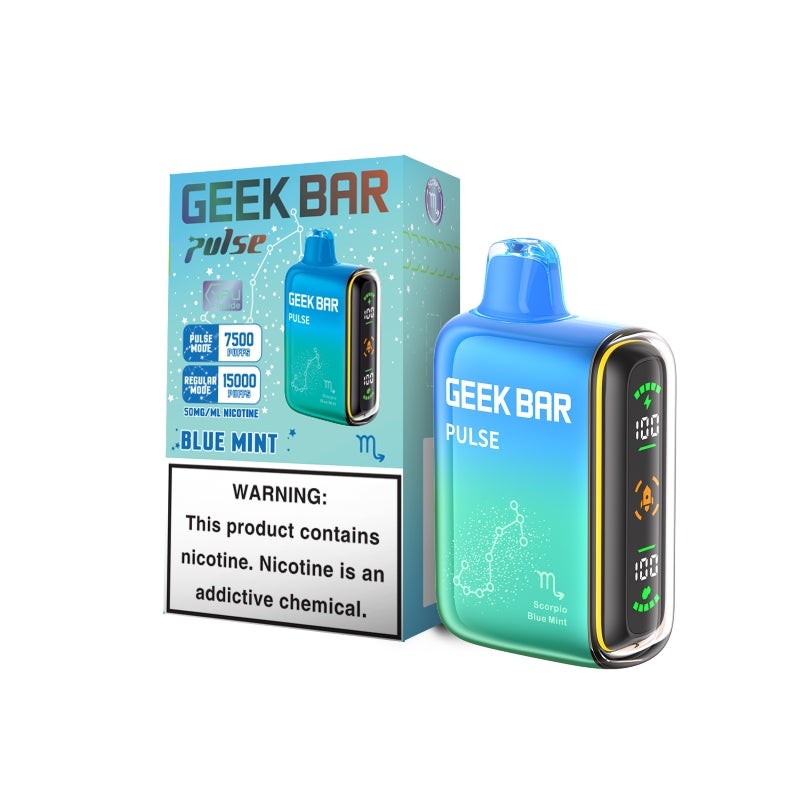 geek bar pulse 15000 blue mint