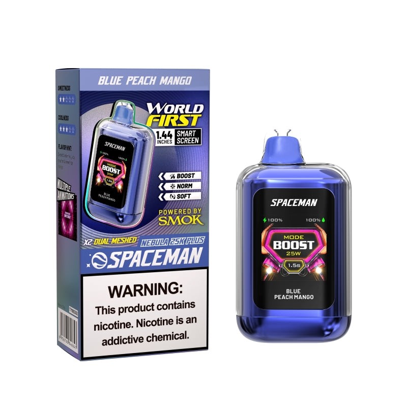 spaceman nebula 25k plus blue peach mango