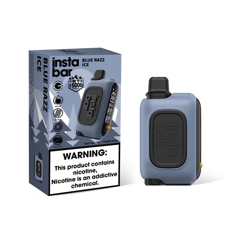 blue razz ice instabar wt15000