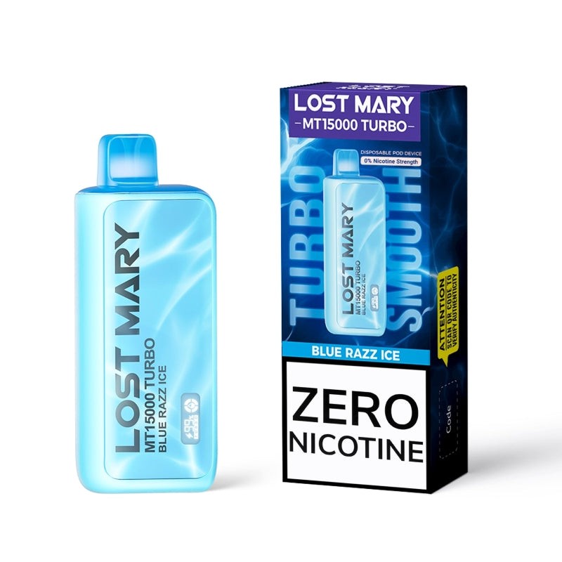 blue razz ice lost mary mt15000 turbo zero nicotine