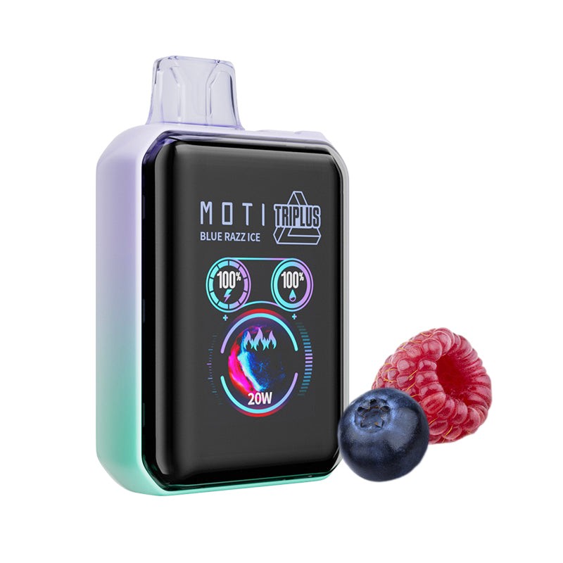 blue razz ice moti triplus 20000