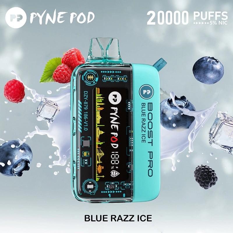 blue razz ice pyne pod boost pro 20000
