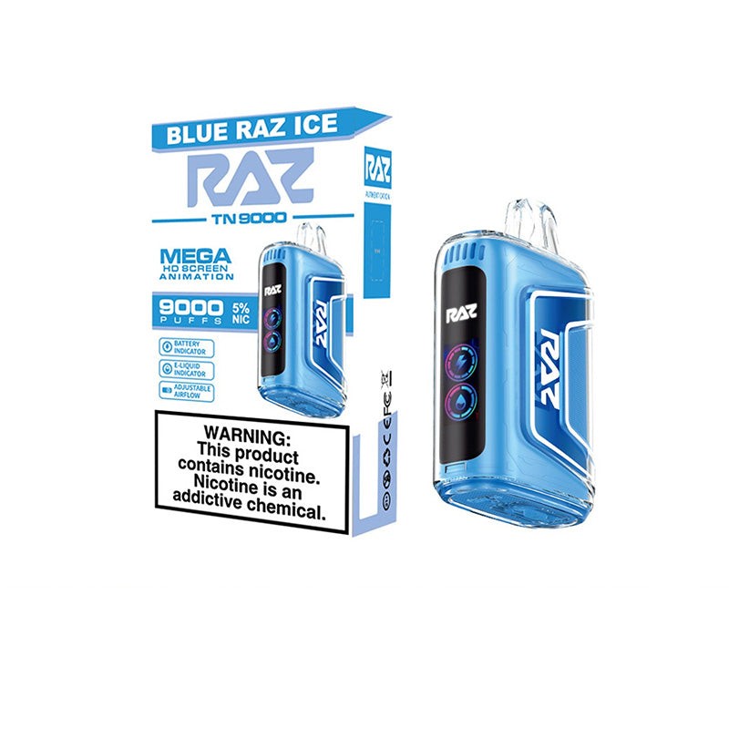 blue razz ice raz tn9000
