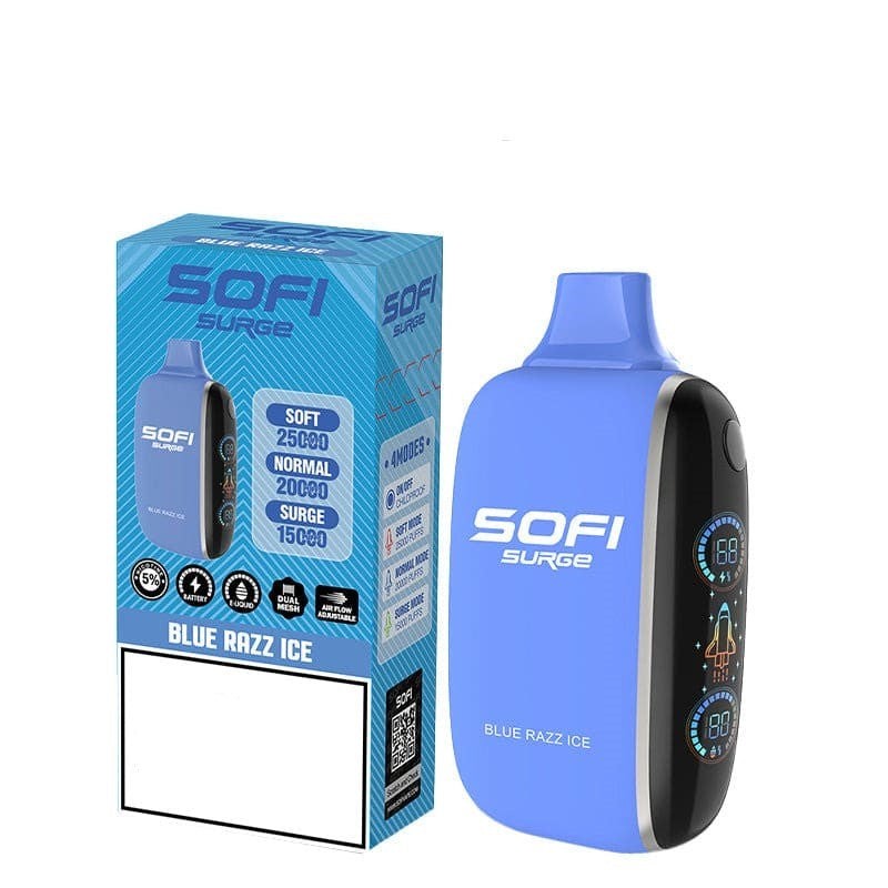 sofi surge 25000 blue razz ice